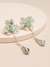 2pairs Bead Flower Style Earrings Sai Feel